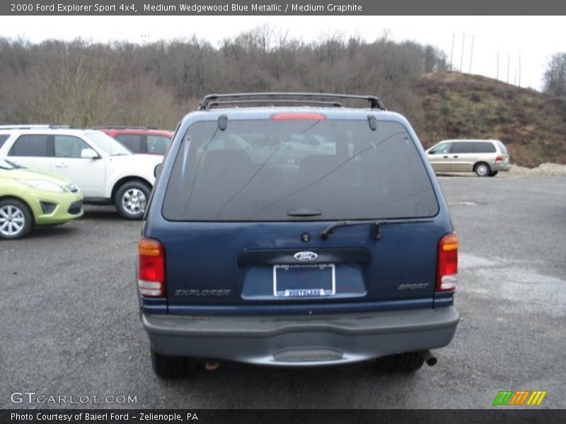 Medium Wedgewood Blue Metallic / Medium Graphite 2000 Ford Explorer Sport 4x4