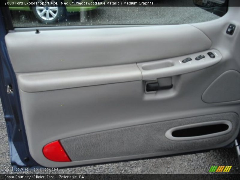 Medium Wedgewood Blue Metallic / Medium Graphite 2000 Ford Explorer Sport 4x4