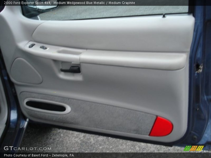 Medium Wedgewood Blue Metallic / Medium Graphite 2000 Ford Explorer Sport 4x4