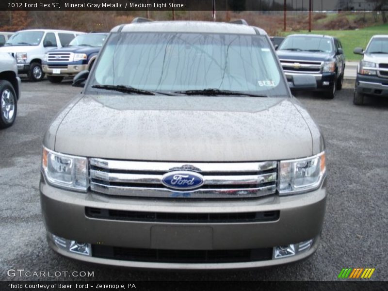 Mineral Gray Metallic / Medium Light Stone 2012 Ford Flex SE