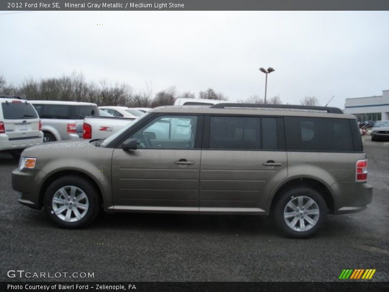 Mineral Gray Metallic / Medium Light Stone 2012 Ford Flex SE