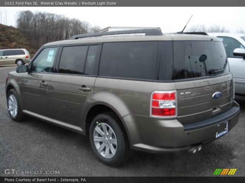 Mineral Gray Metallic / Medium Light Stone 2012 Ford Flex SE