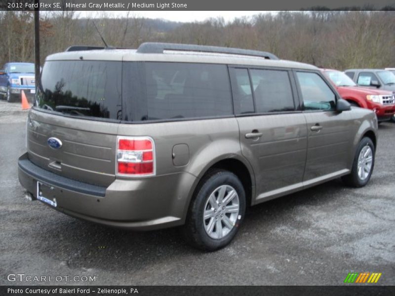 Mineral Gray Metallic / Medium Light Stone 2012 Ford Flex SE