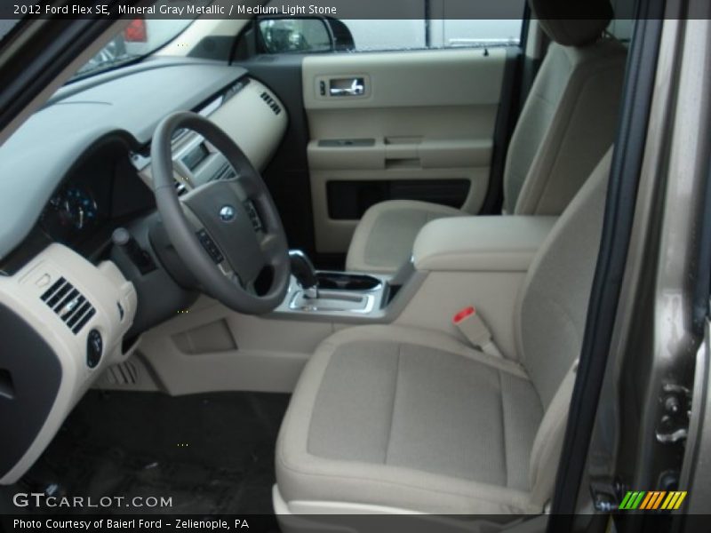 Mineral Gray Metallic / Medium Light Stone 2012 Ford Flex SE