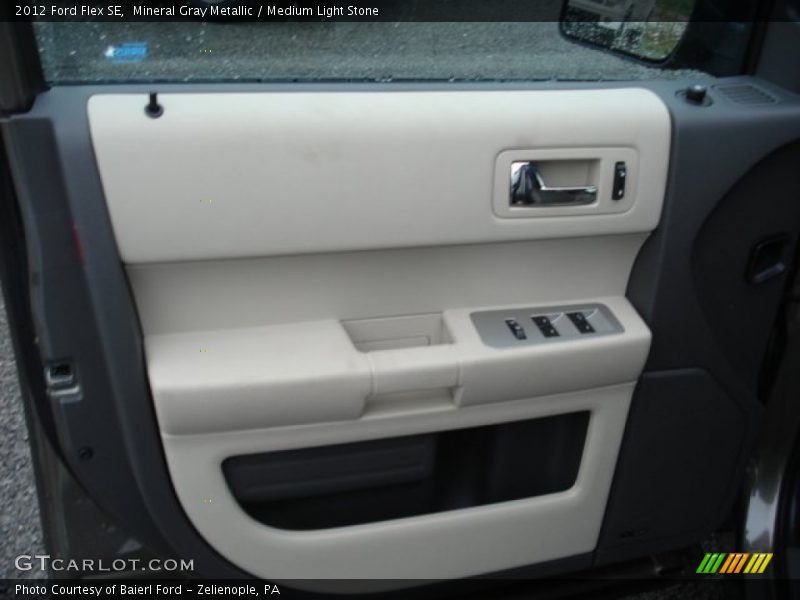 Mineral Gray Metallic / Medium Light Stone 2012 Ford Flex SE
