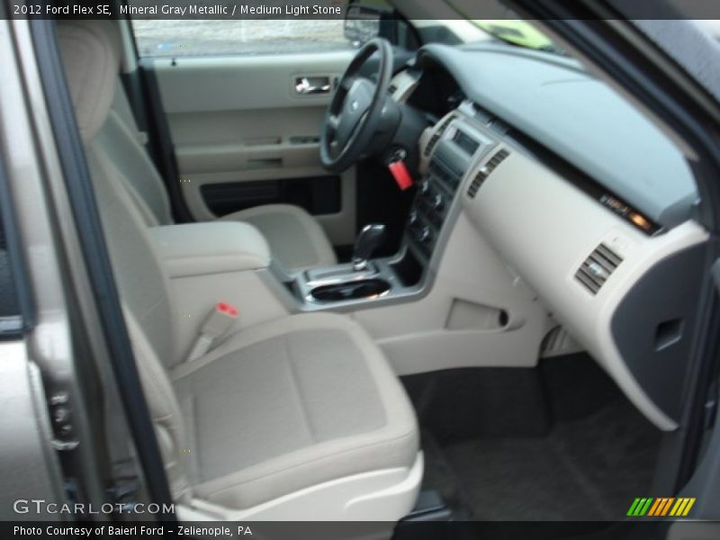 Mineral Gray Metallic / Medium Light Stone 2012 Ford Flex SE