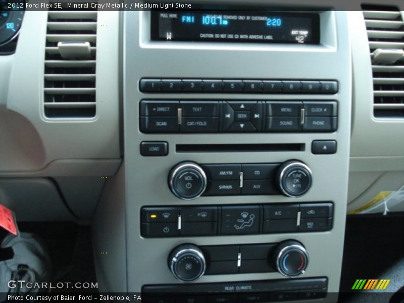 Mineral Gray Metallic / Medium Light Stone 2012 Ford Flex SE