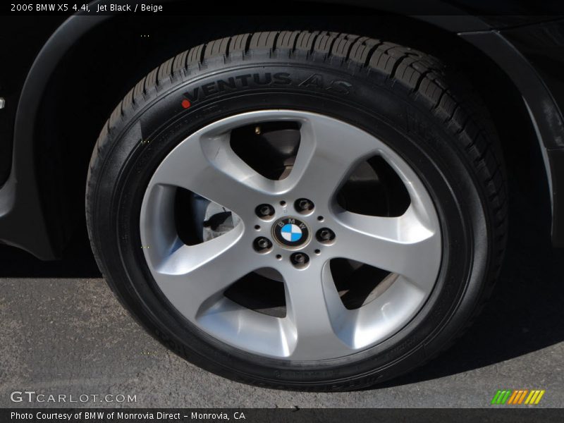 Jet Black / Beige 2006 BMW X5 4.4i