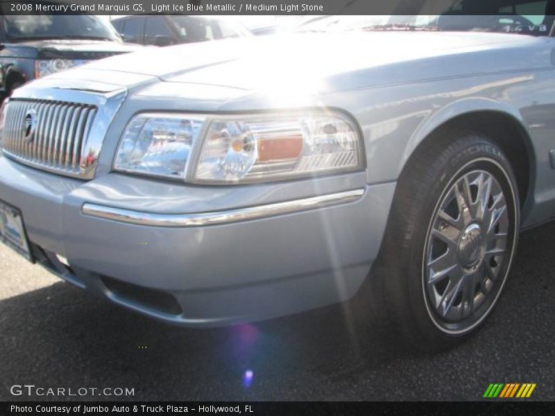 Light Ice Blue Metallic / Medium Light Stone 2008 Mercury Grand Marquis GS
