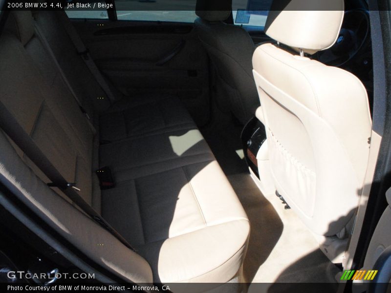 Jet Black / Beige 2006 BMW X5 4.4i