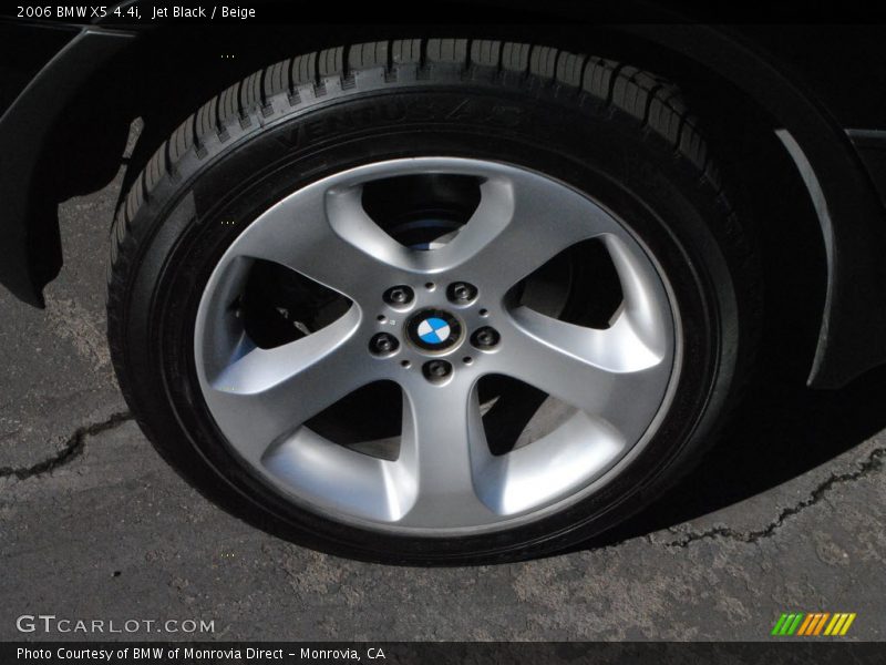 Jet Black / Beige 2006 BMW X5 4.4i