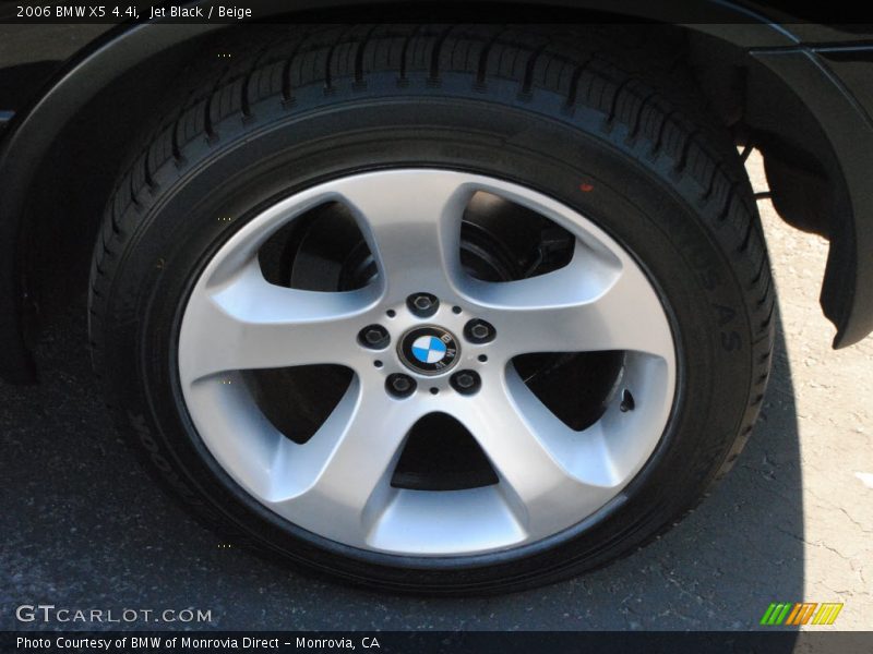 Jet Black / Beige 2006 BMW X5 4.4i