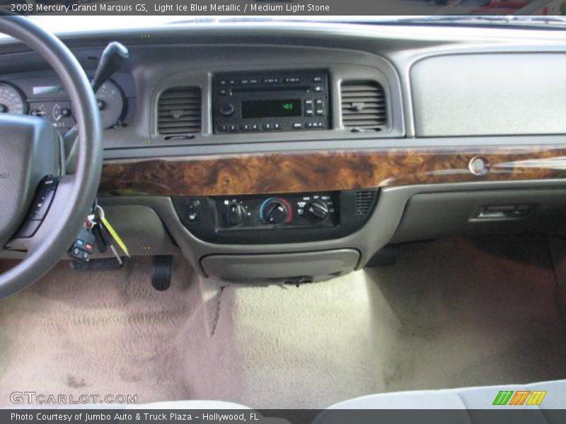 Light Ice Blue Metallic / Medium Light Stone 2008 Mercury Grand Marquis GS