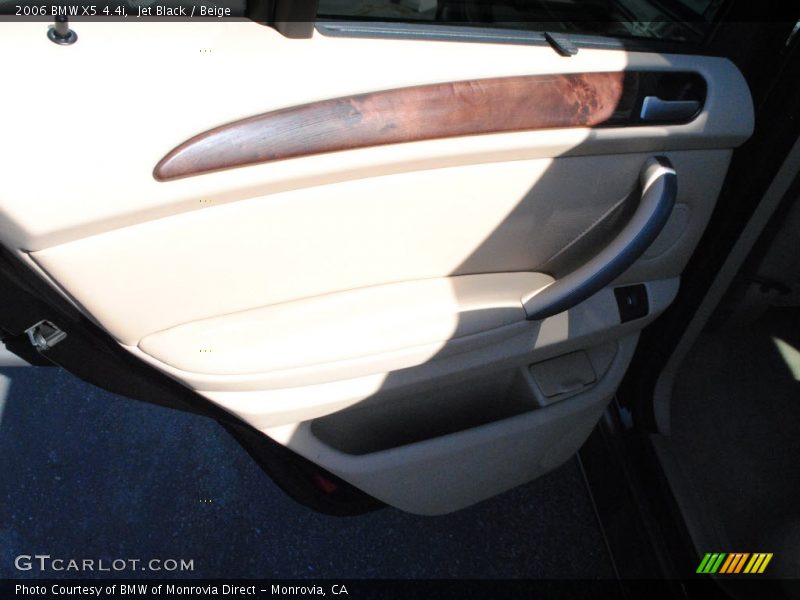 Jet Black / Beige 2006 BMW X5 4.4i