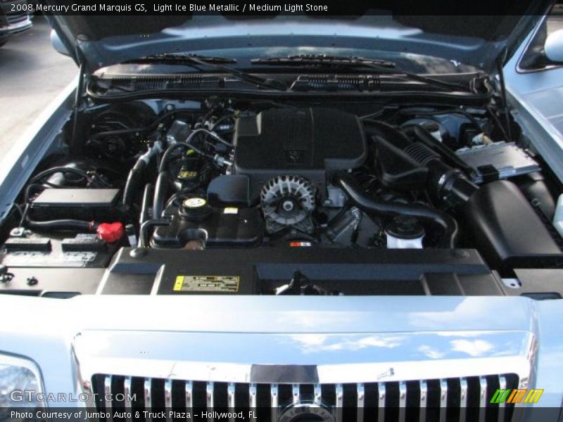 Light Ice Blue Metallic / Medium Light Stone 2008 Mercury Grand Marquis GS