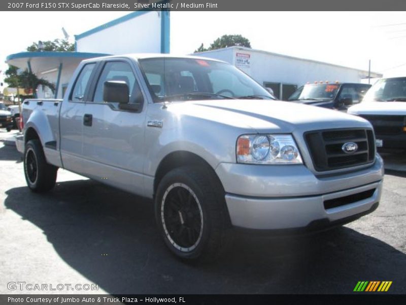 Silver Metallic / Medium Flint 2007 Ford F150 STX SuperCab Flareside