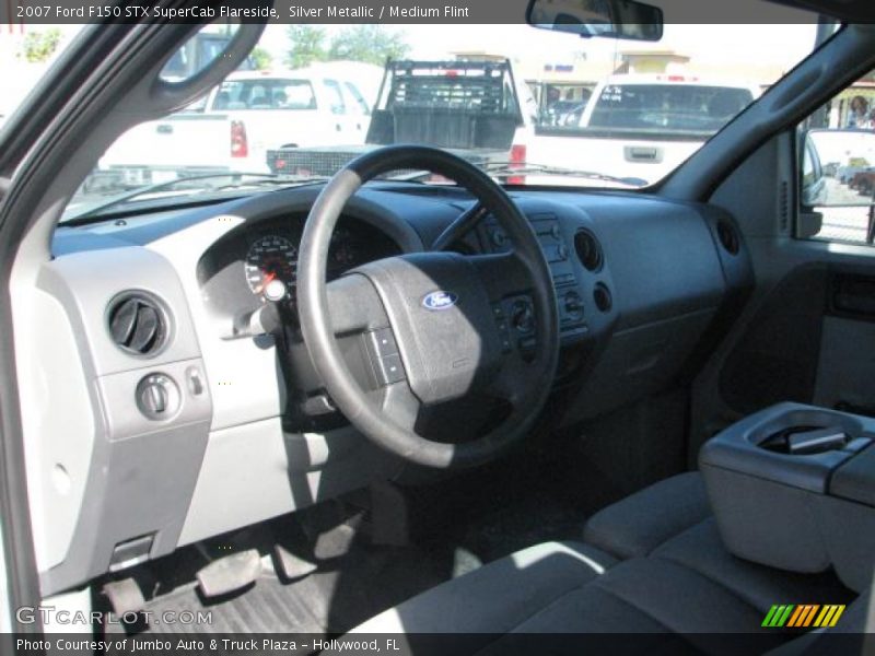 Silver Metallic / Medium Flint 2007 Ford F150 STX SuperCab Flareside