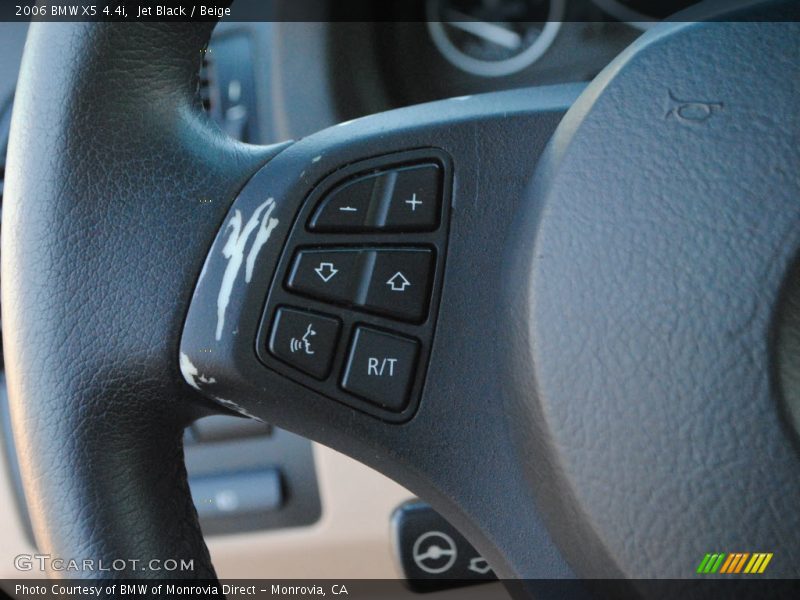 Jet Black / Beige 2006 BMW X5 4.4i