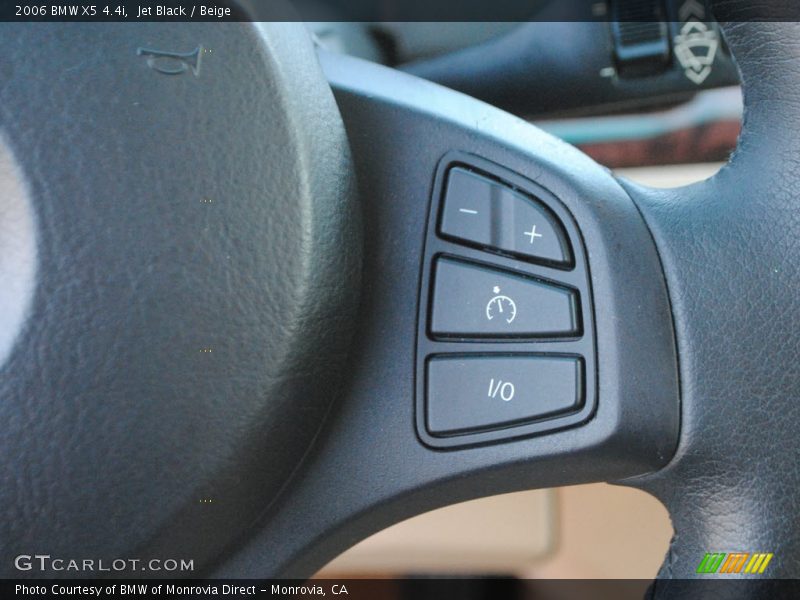 Jet Black / Beige 2006 BMW X5 4.4i