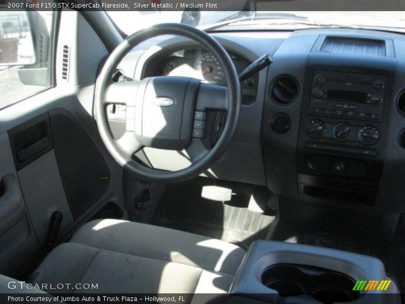 Silver Metallic / Medium Flint 2007 Ford F150 STX SuperCab Flareside