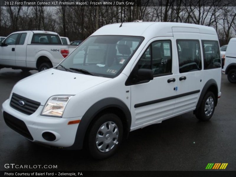 Frozen White / Dark Grey 2012 Ford Transit Connect XLT Premium Wagon