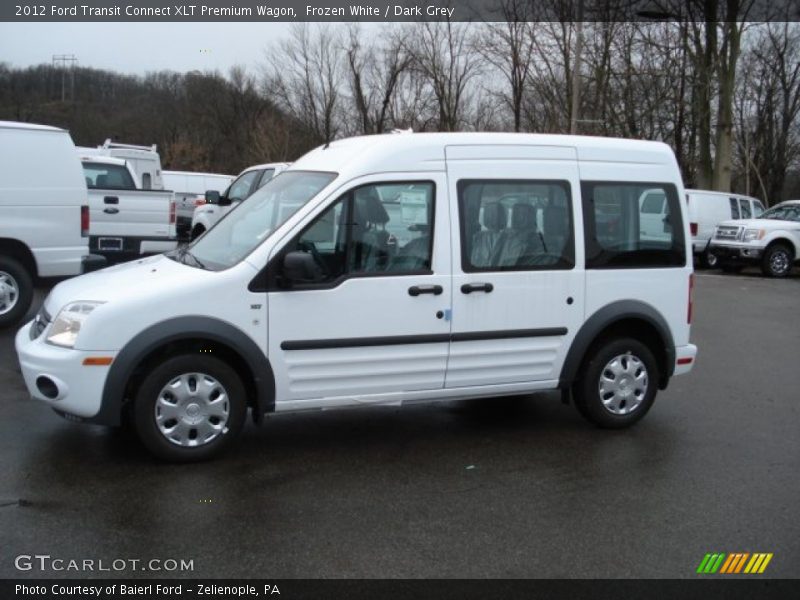 Frozen White / Dark Grey 2012 Ford Transit Connect XLT Premium Wagon