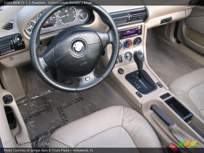 Beige Interior - 2000 Z3 2.3 Roadster 