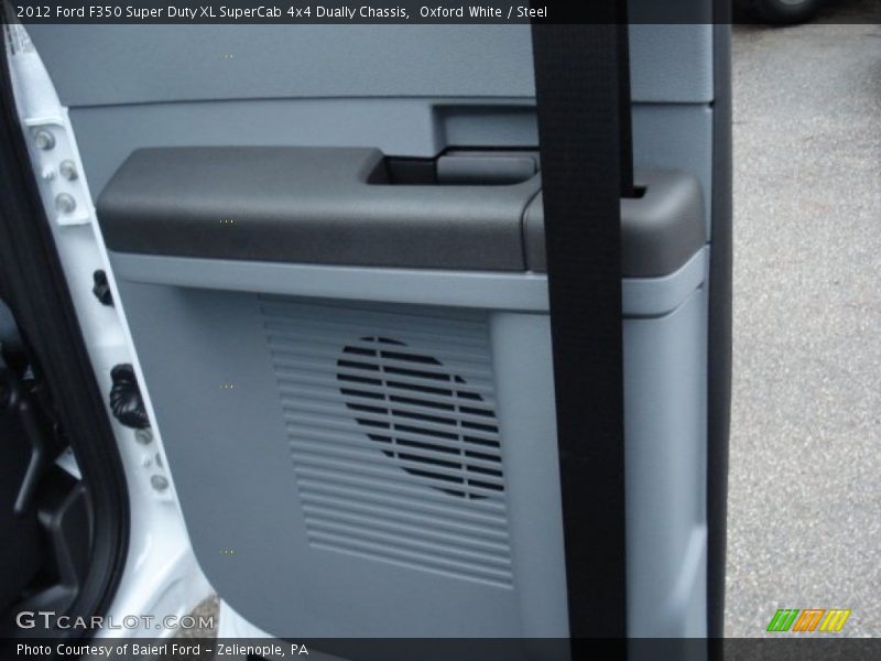 Oxford White / Steel 2012 Ford F350 Super Duty XL SuperCab 4x4 Dually Chassis