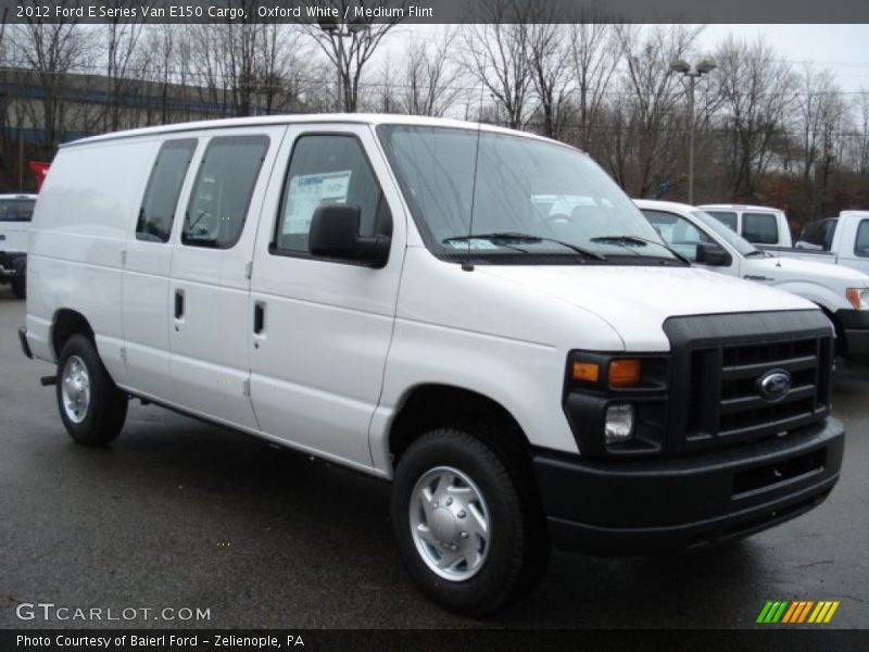 Oxford White / Medium Flint 2012 Ford E Series Van E150 Cargo