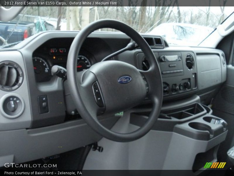 Oxford White / Medium Flint 2012 Ford E Series Van E150 Cargo
