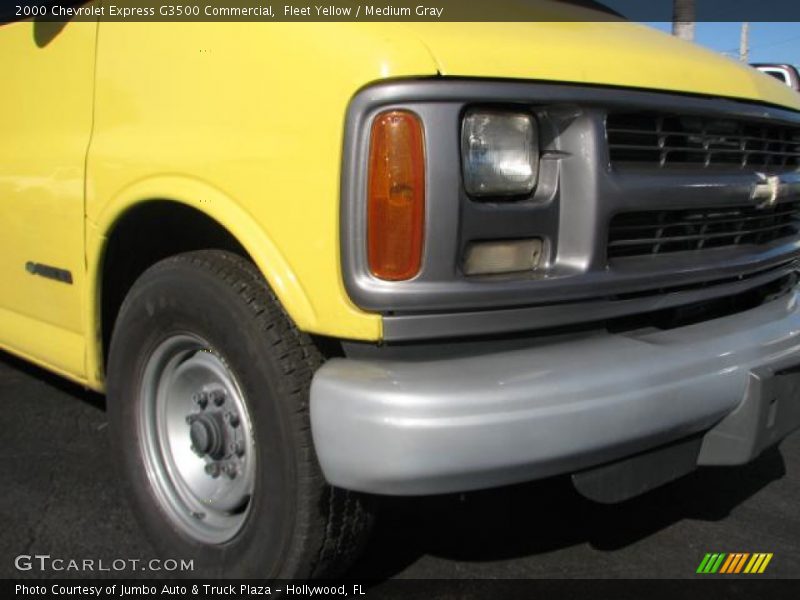 Fleet Yellow / Medium Gray 2000 Chevrolet Express G3500 Commercial