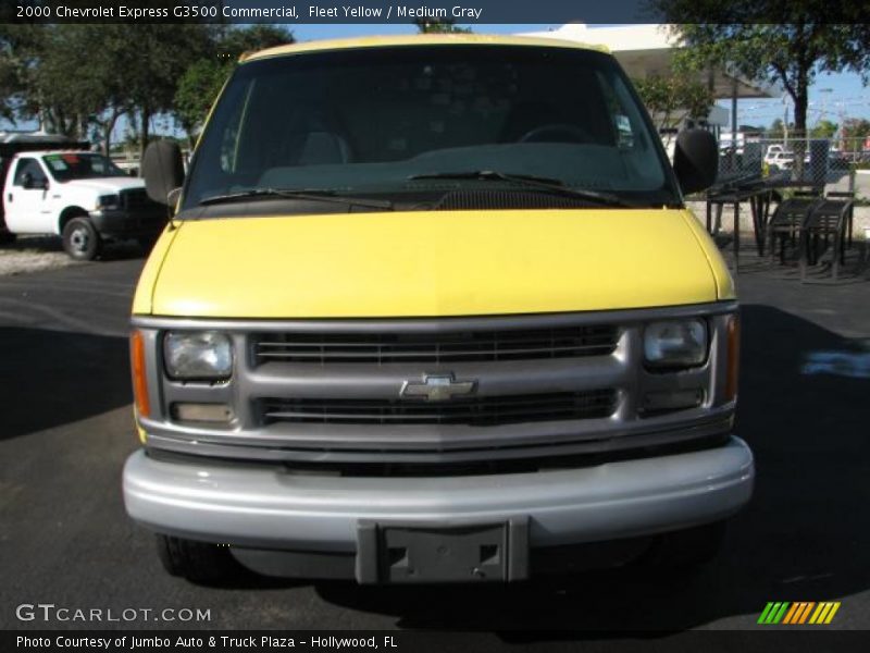 Fleet Yellow / Medium Gray 2000 Chevrolet Express G3500 Commercial