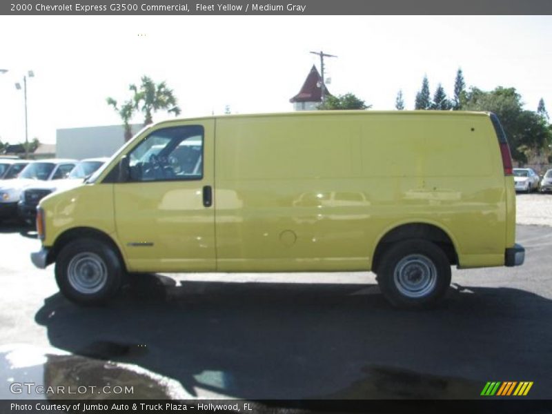 Fleet Yellow / Medium Gray 2000 Chevrolet Express G3500 Commercial