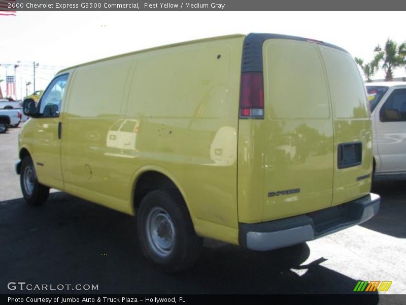 Fleet Yellow / Medium Gray 2000 Chevrolet Express G3500 Commercial