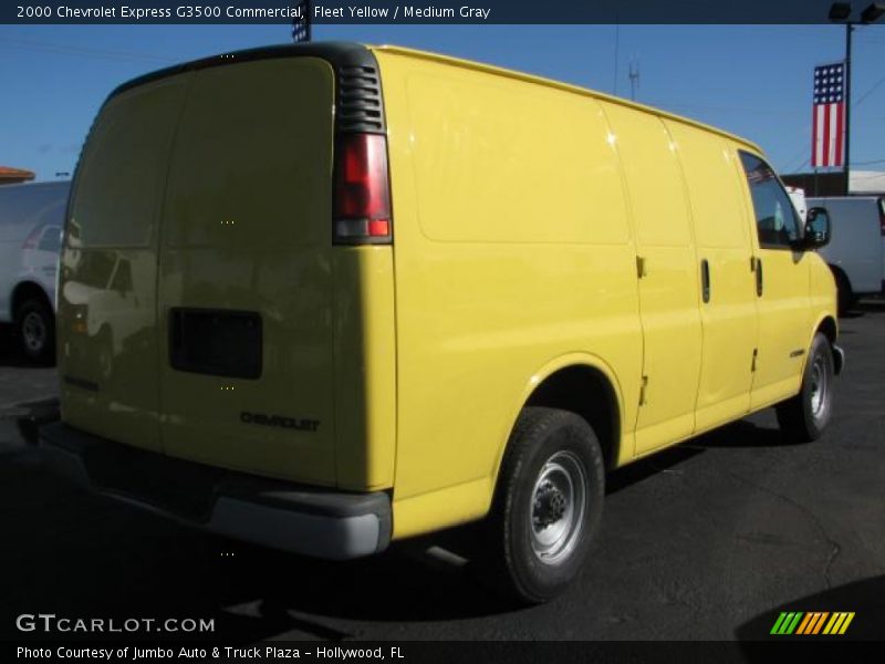 Fleet Yellow / Medium Gray 2000 Chevrolet Express G3500 Commercial