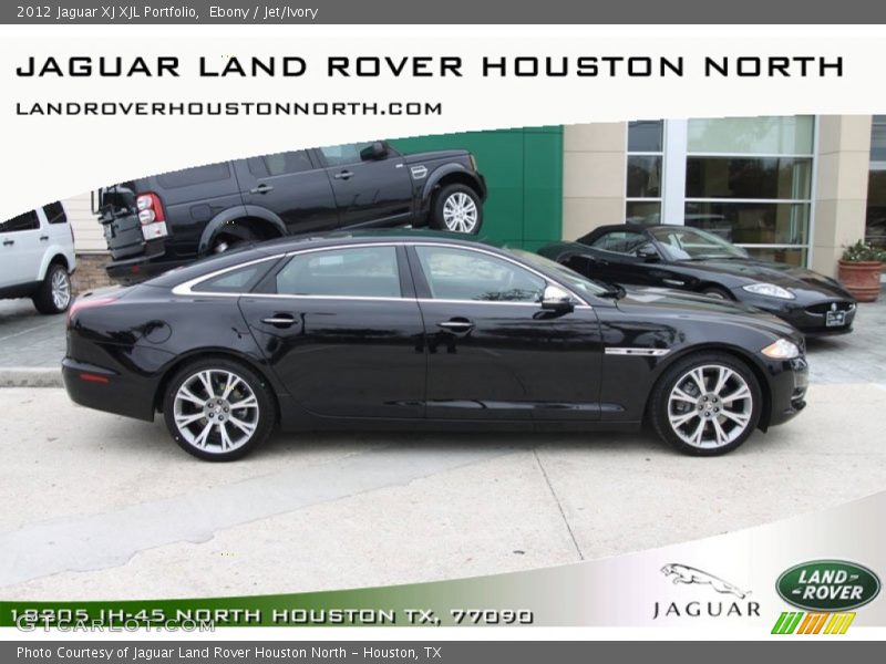 Ebony / Jet/Ivory 2012 Jaguar XJ XJL Portfolio