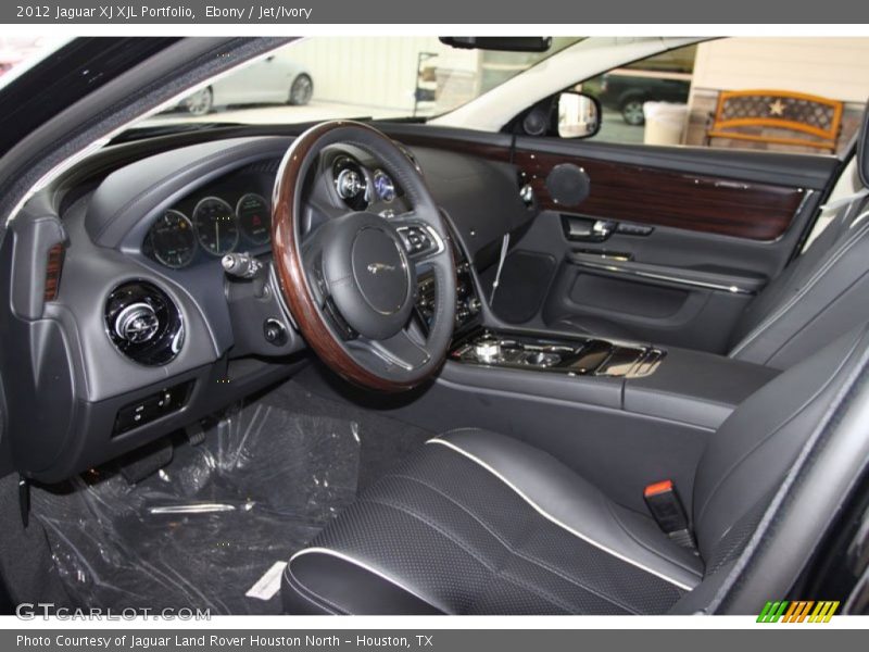  2012 XJ XJL Portfolio Jet/Ivory Interior