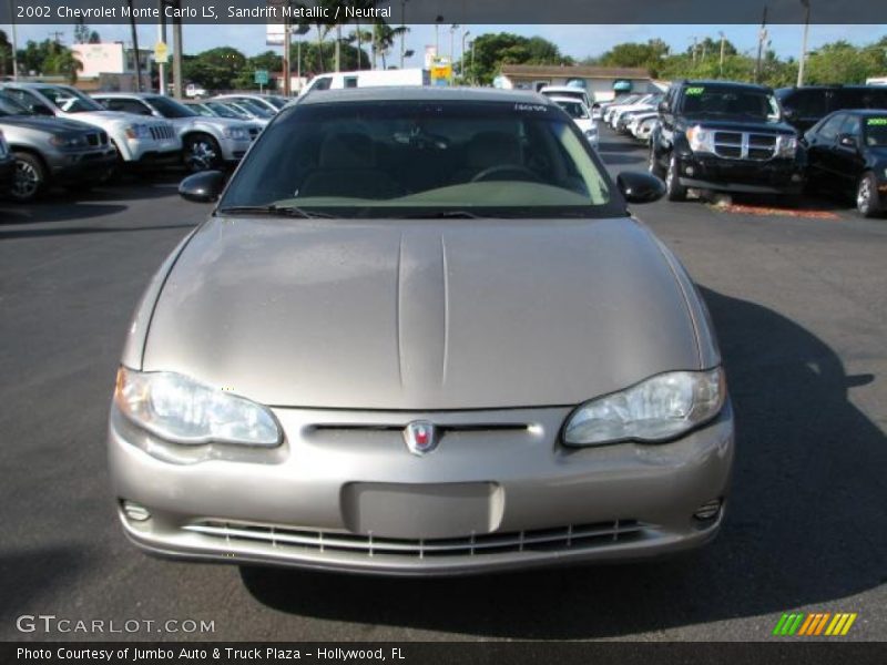 Sandrift Metallic / Neutral 2002 Chevrolet Monte Carlo LS
