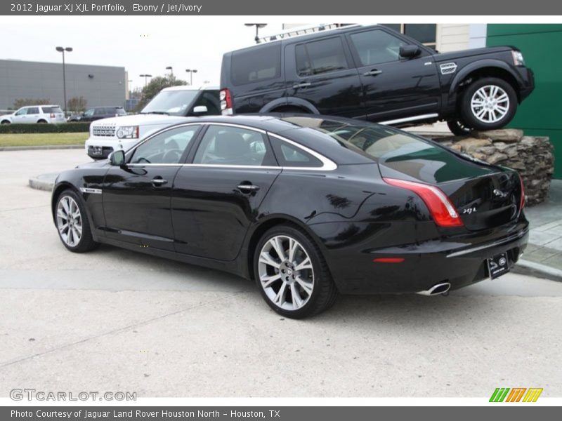 Ebony / Jet/Ivory 2012 Jaguar XJ XJL Portfolio