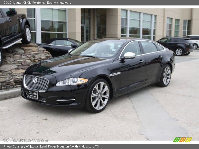 Ebony / Jet/Ivory 2012 Jaguar XJ XJL Portfolio