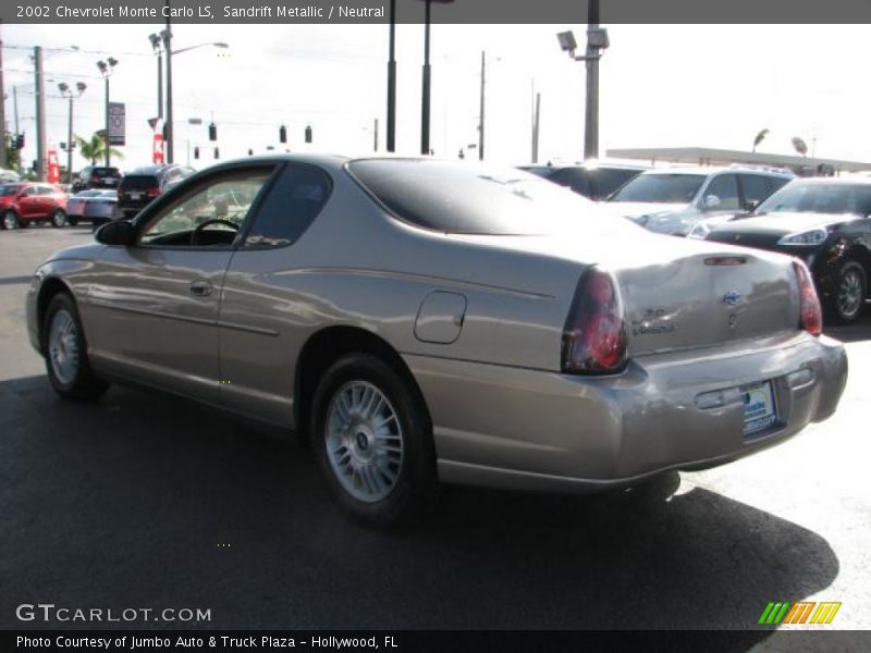  2002 Monte Carlo LS Sandrift Metallic