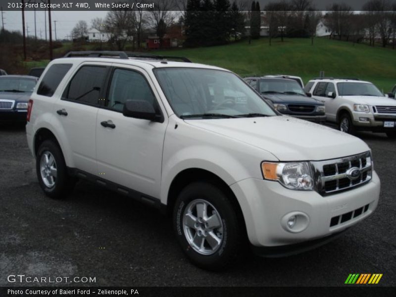 White Suede / Camel 2012 Ford Escape XLT 4WD