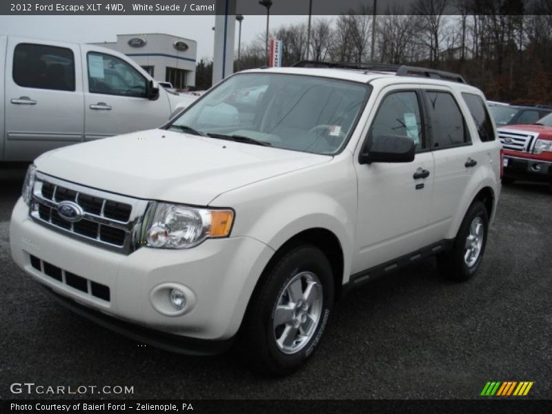 White Suede / Camel 2012 Ford Escape XLT 4WD
