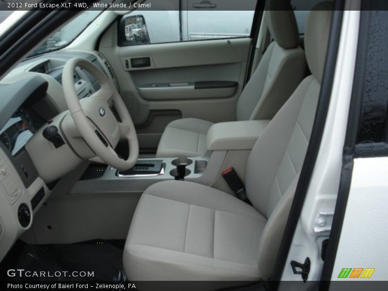 White Suede / Camel 2012 Ford Escape XLT 4WD