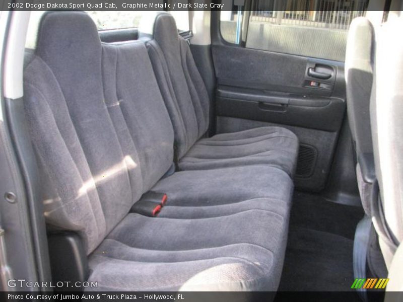 Graphite Metallic / Dark Slate Gray 2002 Dodge Dakota Sport Quad Cab