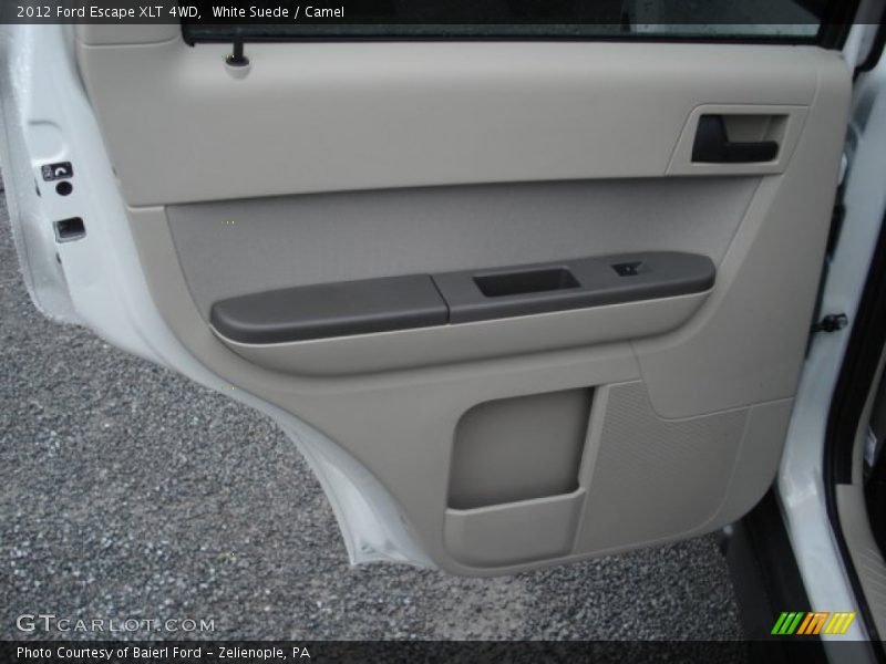 White Suede / Camel 2012 Ford Escape XLT 4WD