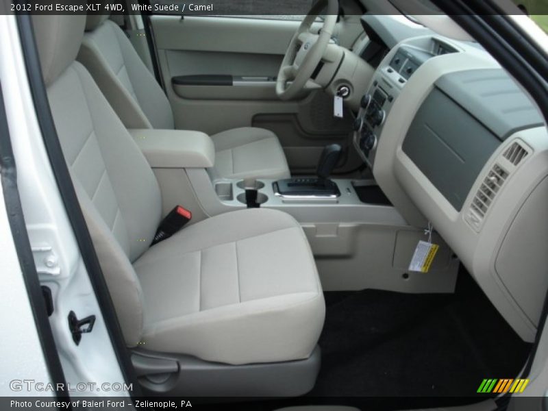White Suede / Camel 2012 Ford Escape XLT 4WD