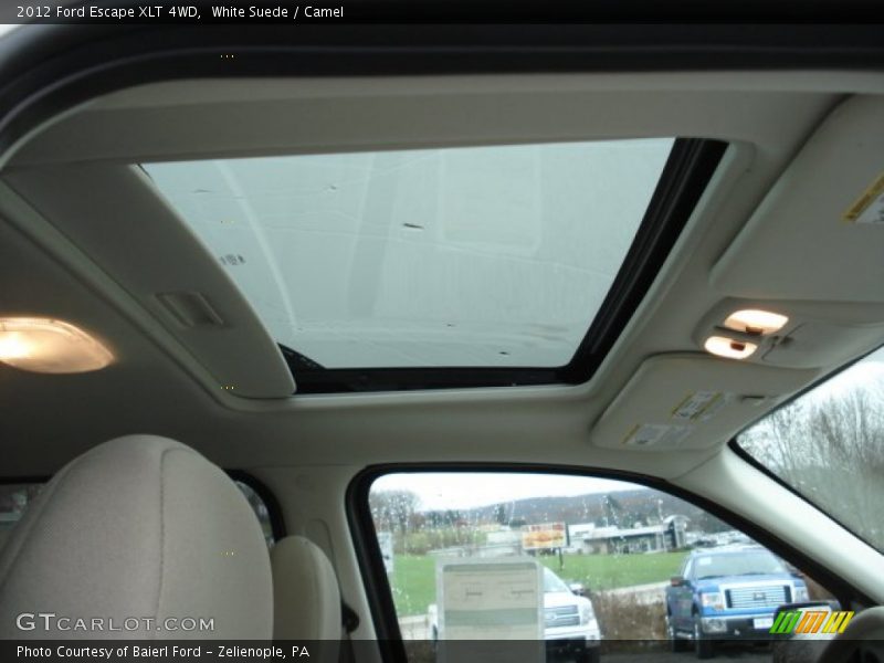 White Suede / Camel 2012 Ford Escape XLT 4WD