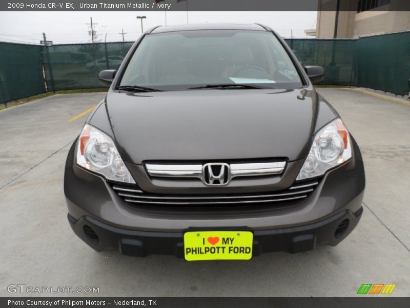 Urban Titanium Metallic / Ivory 2009 Honda CR-V EX
