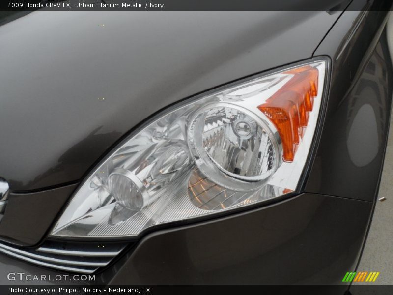 Urban Titanium Metallic / Ivory 2009 Honda CR-V EX
